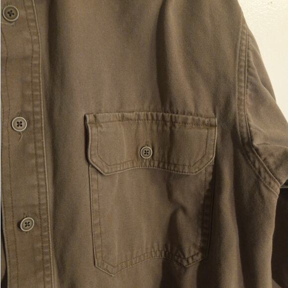 Red Head Mens M Brown Canvas Outdoor Workwear Shirt Jacket Utility Pockets - Picture 8 of 8